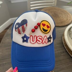 Stars and Stripes trucker hat